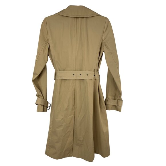 NWT Michael Kors Womens Khaki Trench Coat Size 2 - Picture 7 of 10